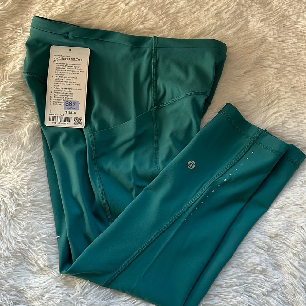 NWOT Lululemon Swift Speed HR Crop 21” leggings